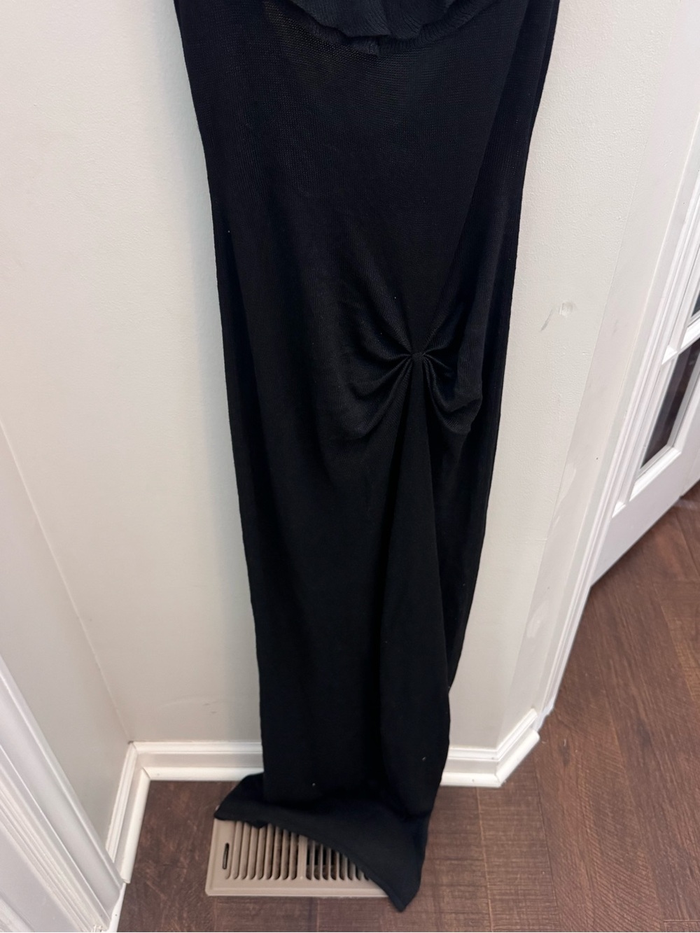 ASTA Resort Elise Maxi Dress Sheer Black New - Picture 6 of 11